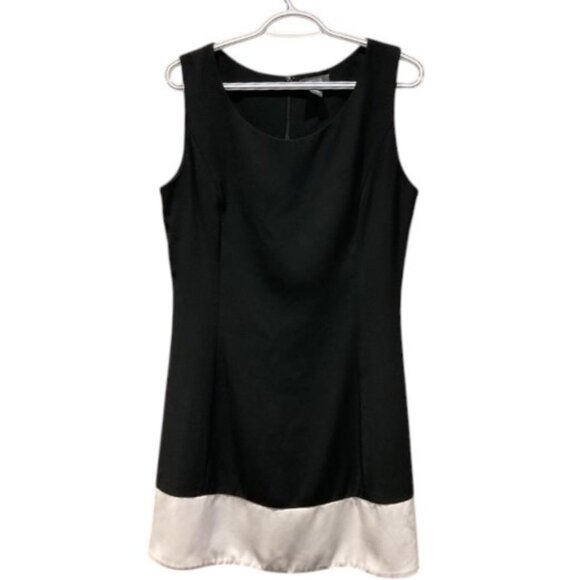 Kenneth Cole Reaction black and white sleeveless dress size 10 - Picture 1 of 3